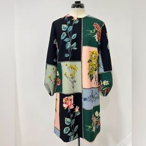 Lela Rose  Collection Full Sleeve Tunic Dress